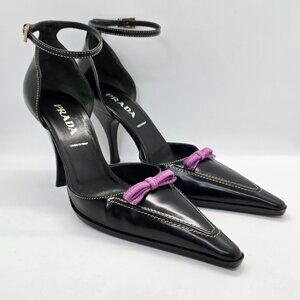 PRADA Vintage Calzature Donna Ribbon Heels Size IT36/US6